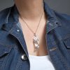 Sterling Silver Angel-Wing Pendant & Chain from Blinkidees